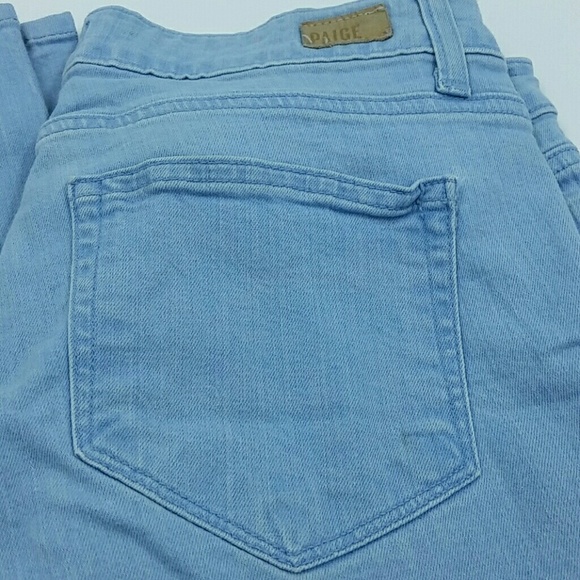 PAIGE l Two Tone Skinny Jeans F2 - Picture 5 of 6